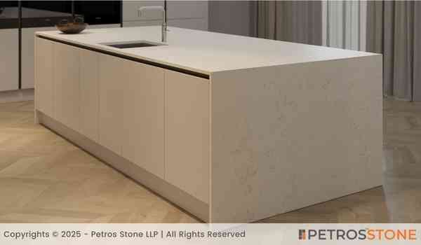 Carrara Gold Quartz Countertop
