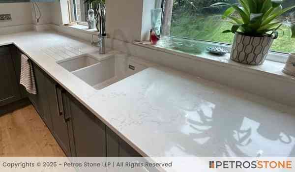 Carrara Marble Quartz Countertop