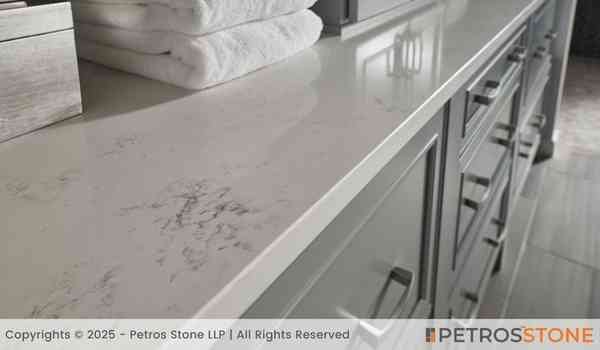Carrara Breve Quartz Countertops