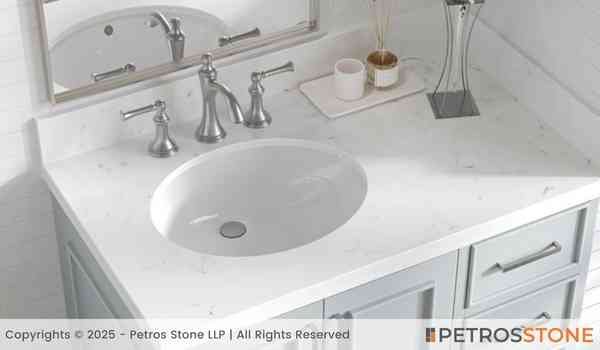 Carrara Morro Quartz Vanity