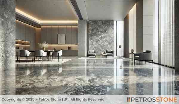 Multicolor Grey Quartz Flooring