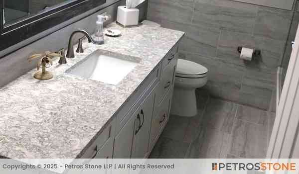 Multicolour Granito Quartz Vanity